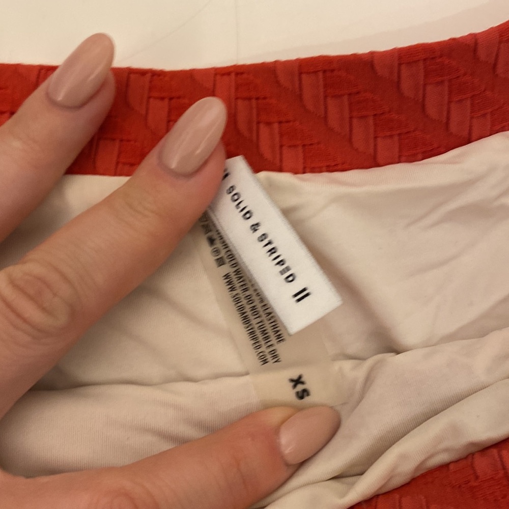 Solid & Striped Boyshort Bathing Suit - image 2